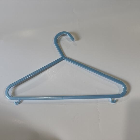 Plastic Clothes Hangers Baby Toddler Kids Children Bundle Lot of 12 Blue - Picture 2 of 6
